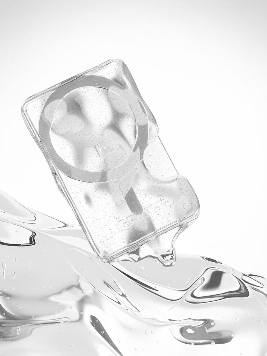 GRAGG Double Layers Magsafe Card Slot - clear pearl