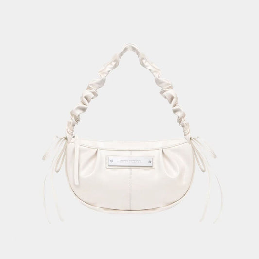 Nick Nicole Crystal Shirring Ribbon Round Bag - 5 colors