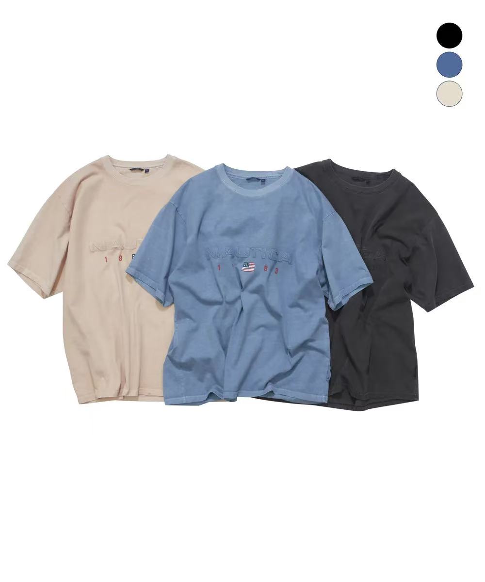 NAUTICA 83Flag Pigment T-shirt - 3 colors