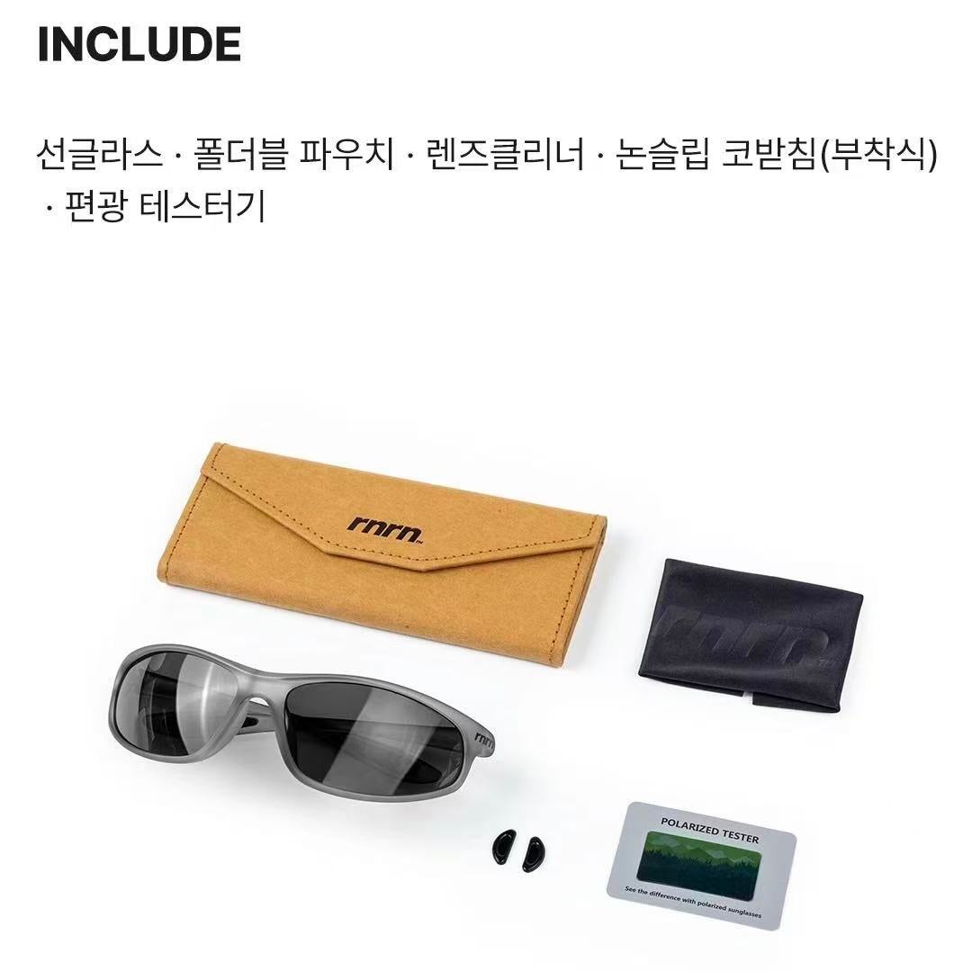 rnrn Eye Scope Running Sunglasses - Translucent green