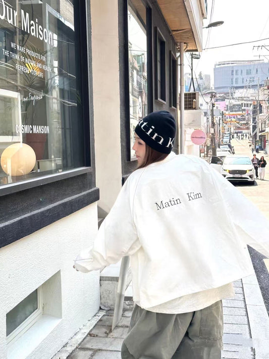 Matin Kim Logo Coating Jumper - 3 colors