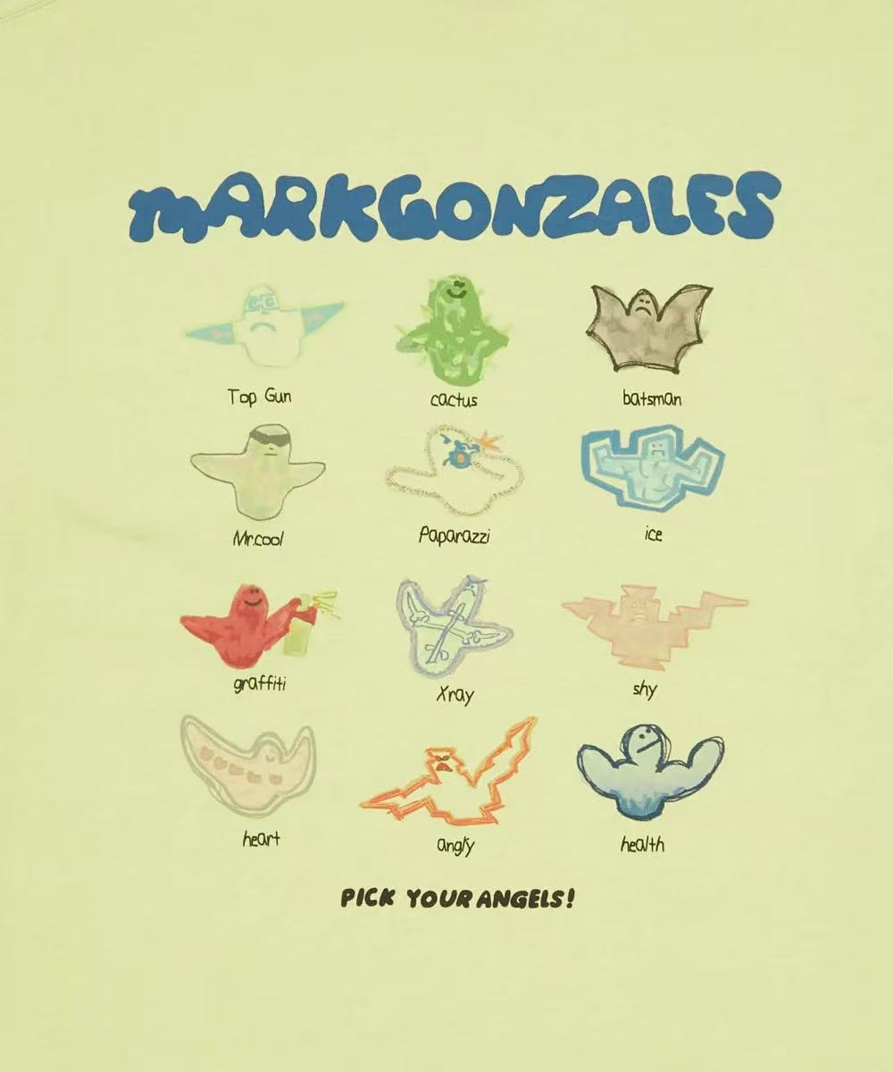 Mark Gonzales Angel Character T-shirt - 3 colors