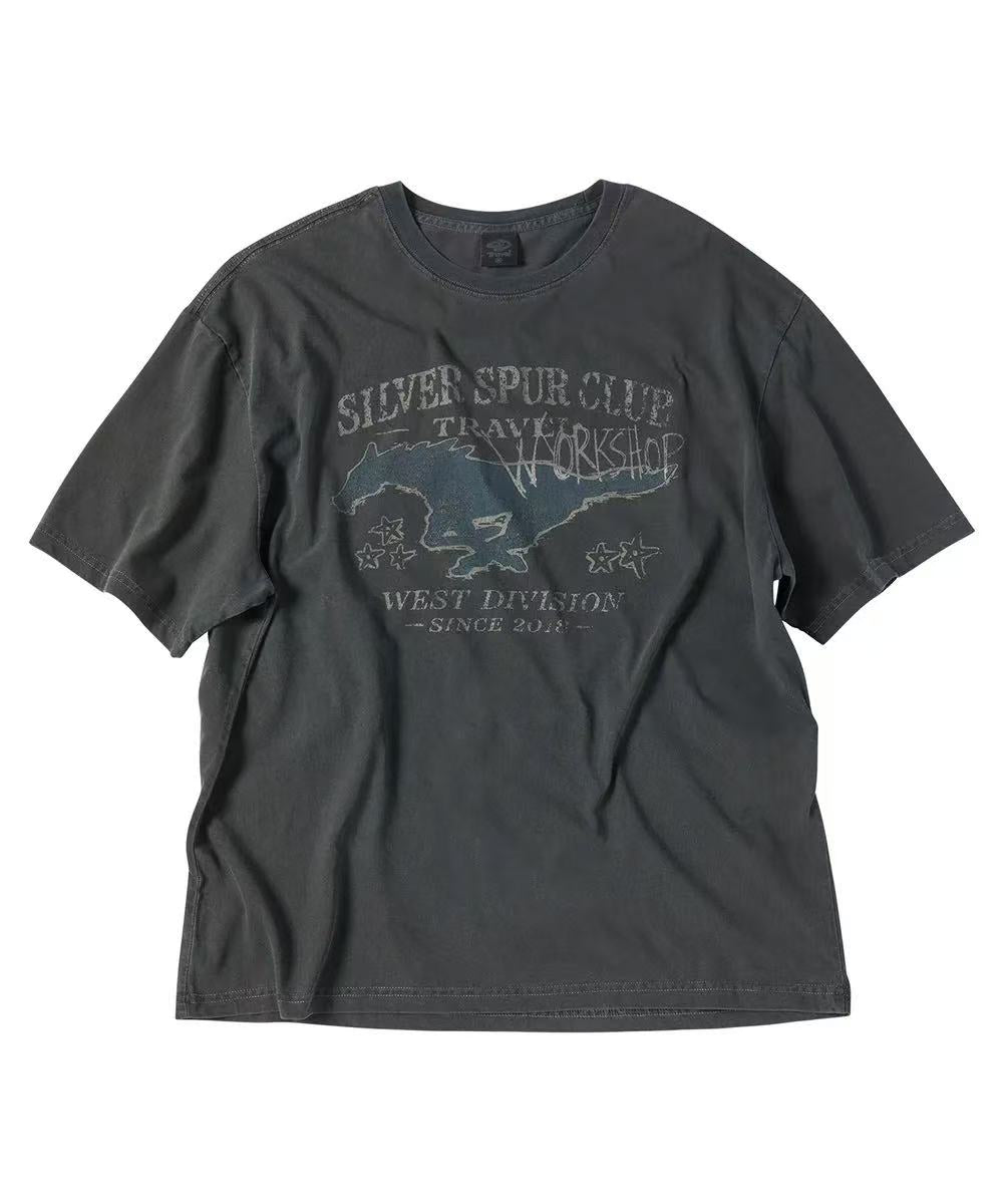 Travel Silver Spur Club Pigment Overfit Tee - 2 colors