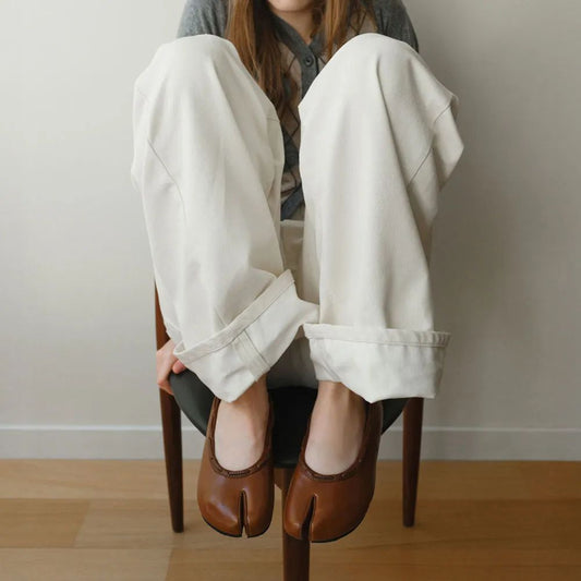 PAES Leather String Flat - 2 colors