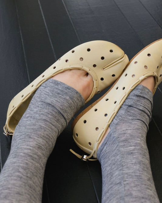 PAES Leather String Flat (cheese) - 2 colors