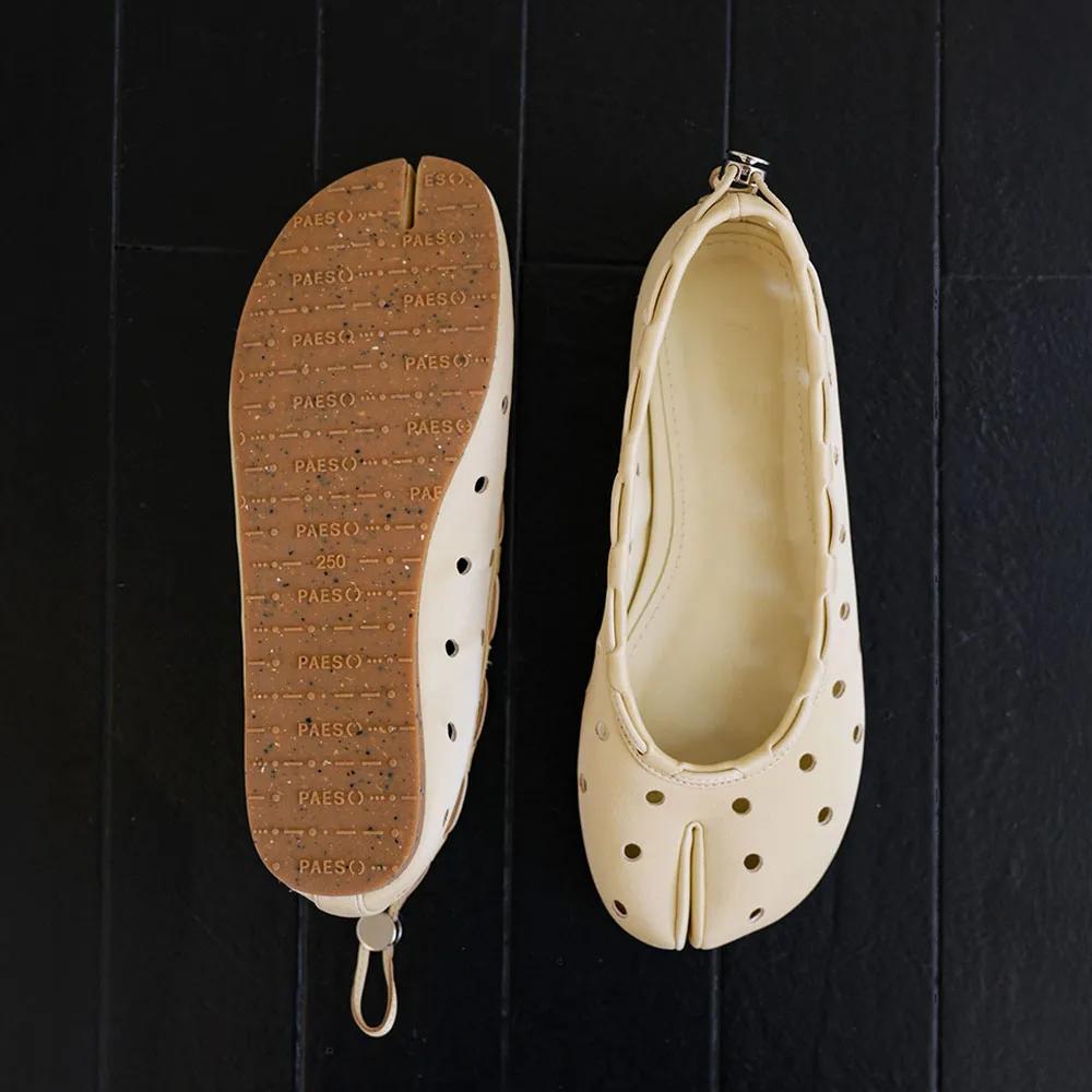 PAES Leather String Flat (cheese) - 2 colors