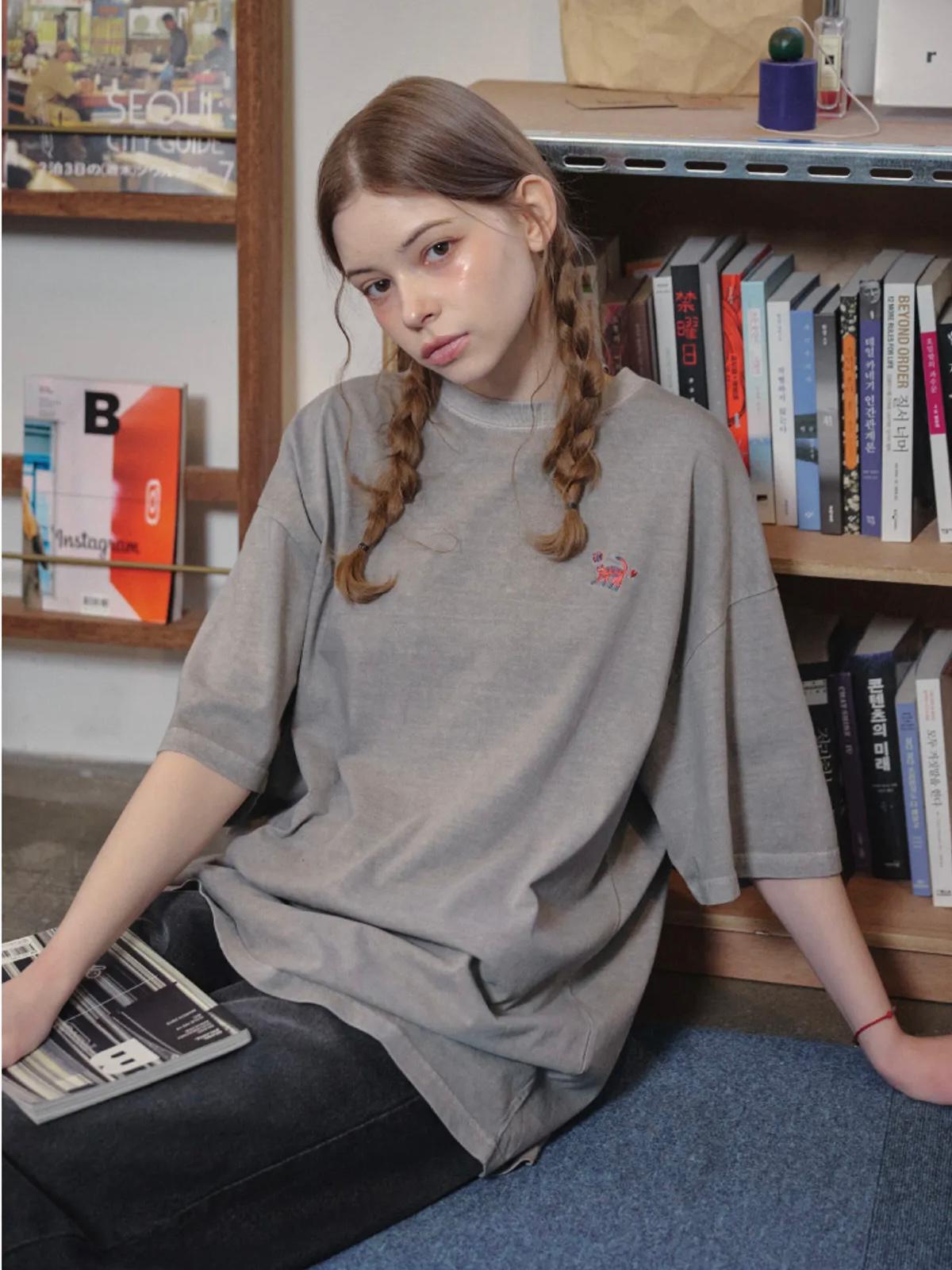 CPGN Cat Stitch Pigment Tee - 4 colors