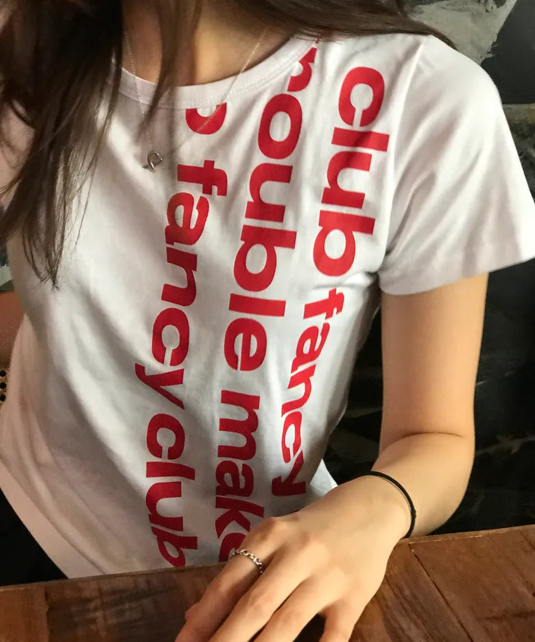 Fancy Club Baywatch Crop Tee - 3 colors