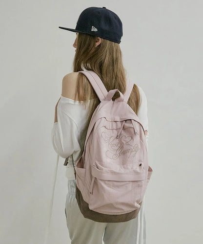 Sculptor Grumpy Girl Nylon Backpack - 3 colors