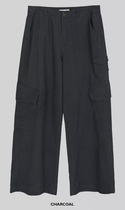 AUTUMN Off Washing Cargo Pants - 3 colors