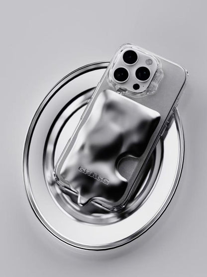 GRAGG Double Layers Magsafe Card Slot - chrome