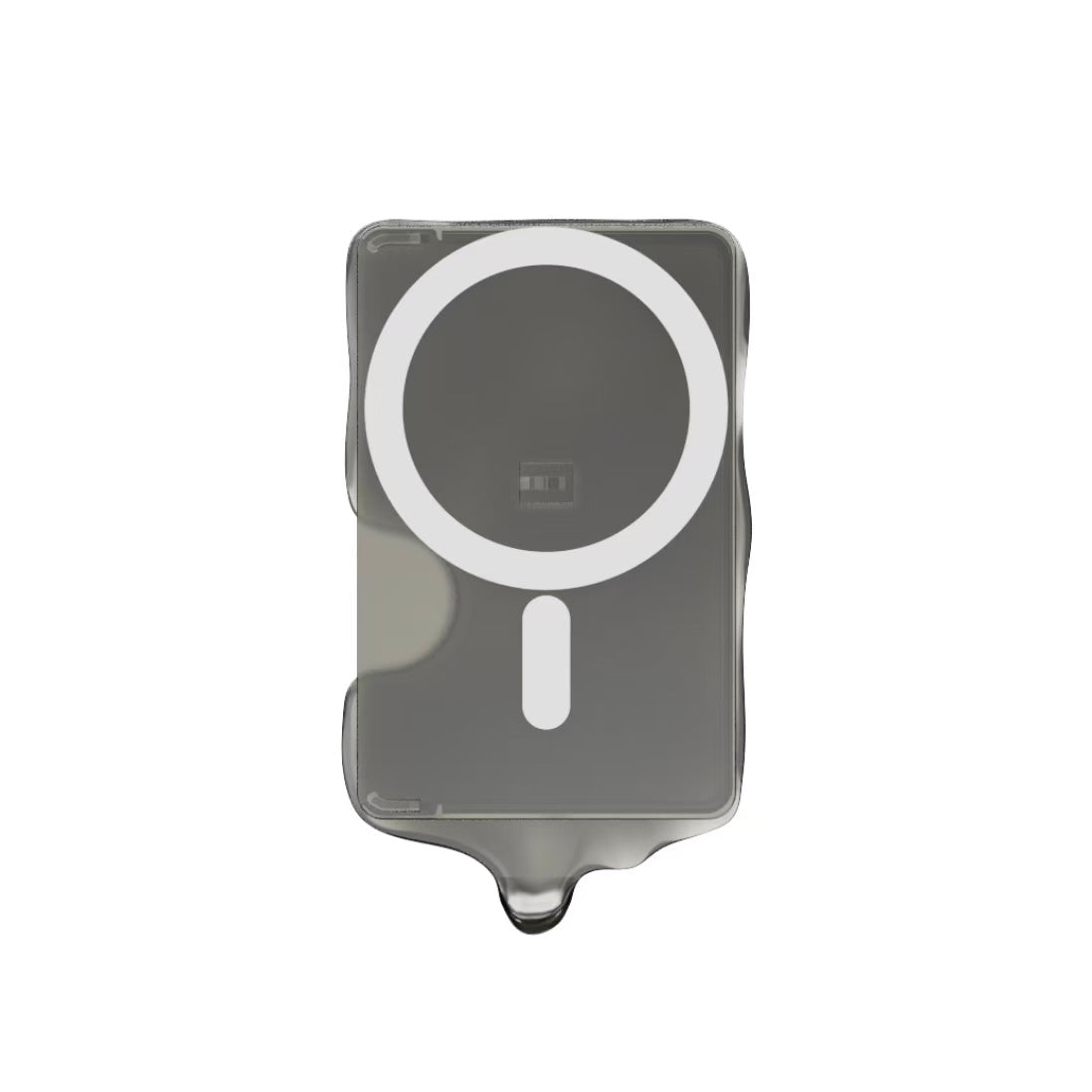 GRAGG Double Layers Magsafe Card Slot - clear black