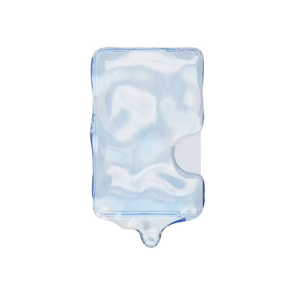 GRAGG Double Magsafe Card Slot - clear blue