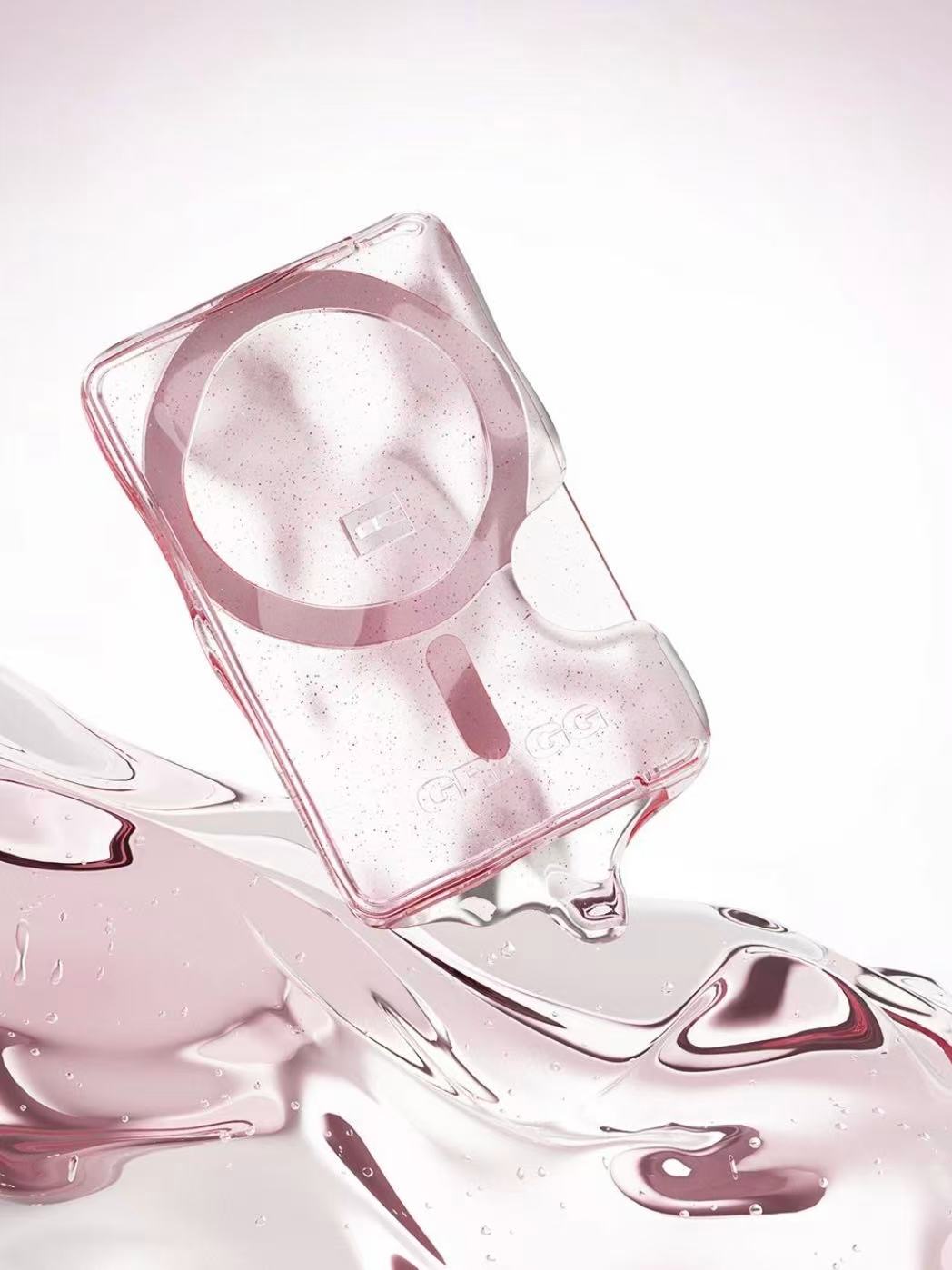 GRAGG Double Layers Magsafe Card Slot - pink pearl