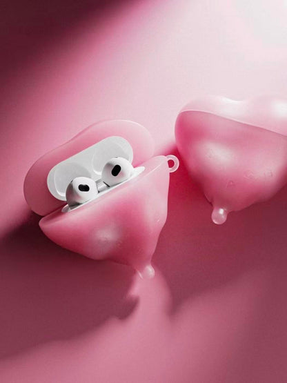 GRAGG Flow Heart Case - clear pink