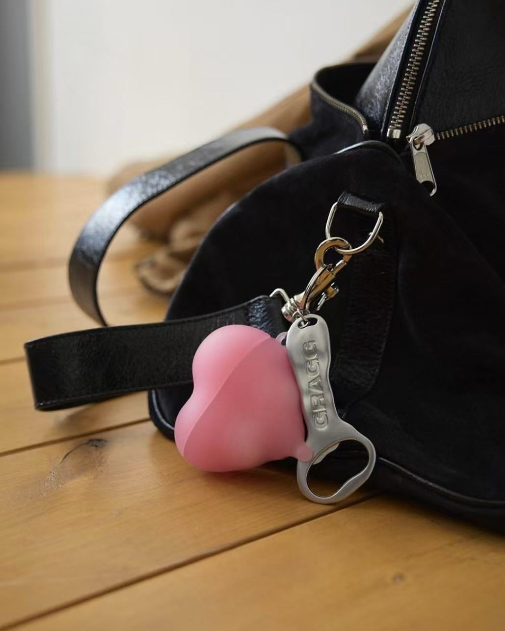GRAGG Flow Heart Case - clear pink
