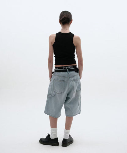 suade Carpenter Denim Shorts - 4 colors