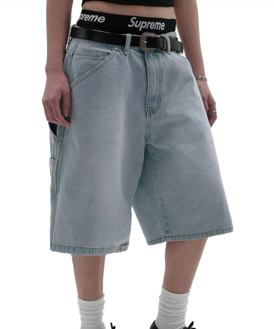 suade Carpenter Denim Shorts - 4 colors