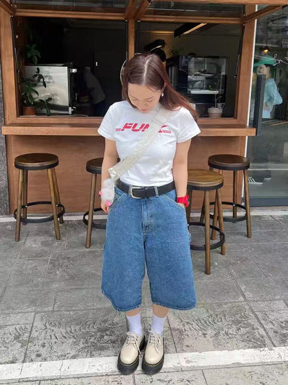 suade Carpenter Denim Shorts - 4 colors