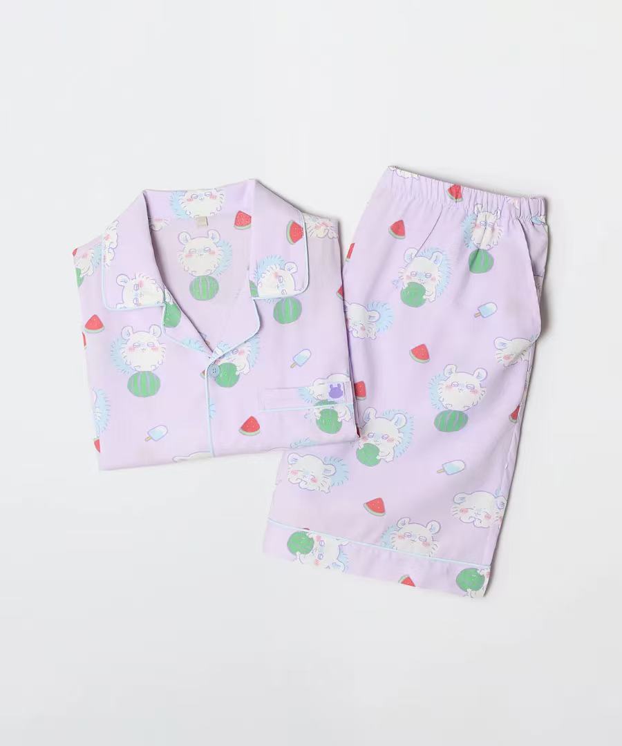 【SPAO 半價!】Short Sleeve Pajama Set - 19 colors