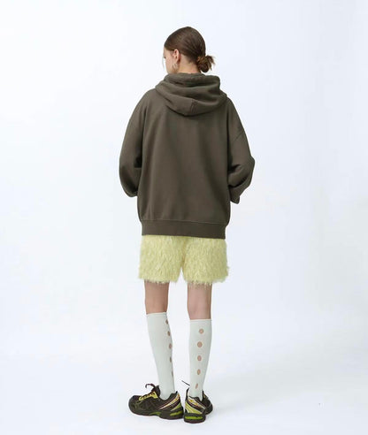suade Loose Suade Hood Zip Up - 3 colors
