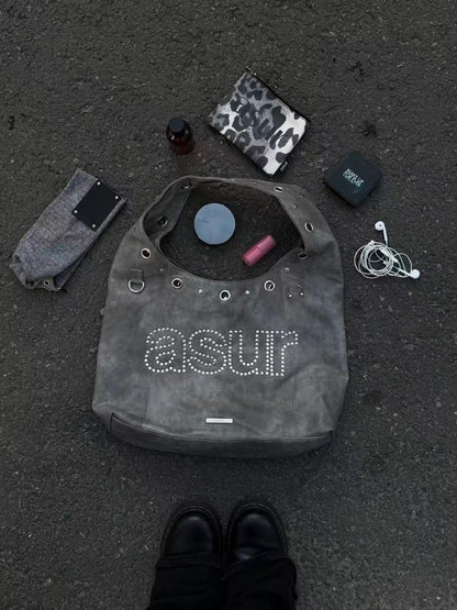 asur Crash Eyelet Shoulder Bag - 3 colors