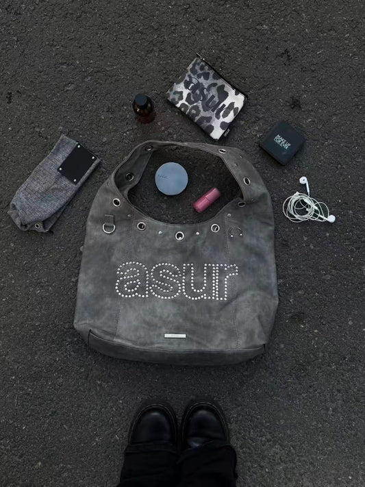 asur Crash Eyelet Shoulder Bag - 3 colors