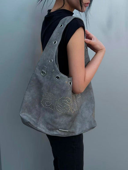 asur Crash Eyelet Shoulder Bag - 3 colors