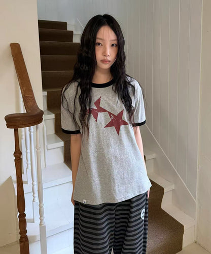 Cavish Twin Star Ringer SS Tee - 4 colors