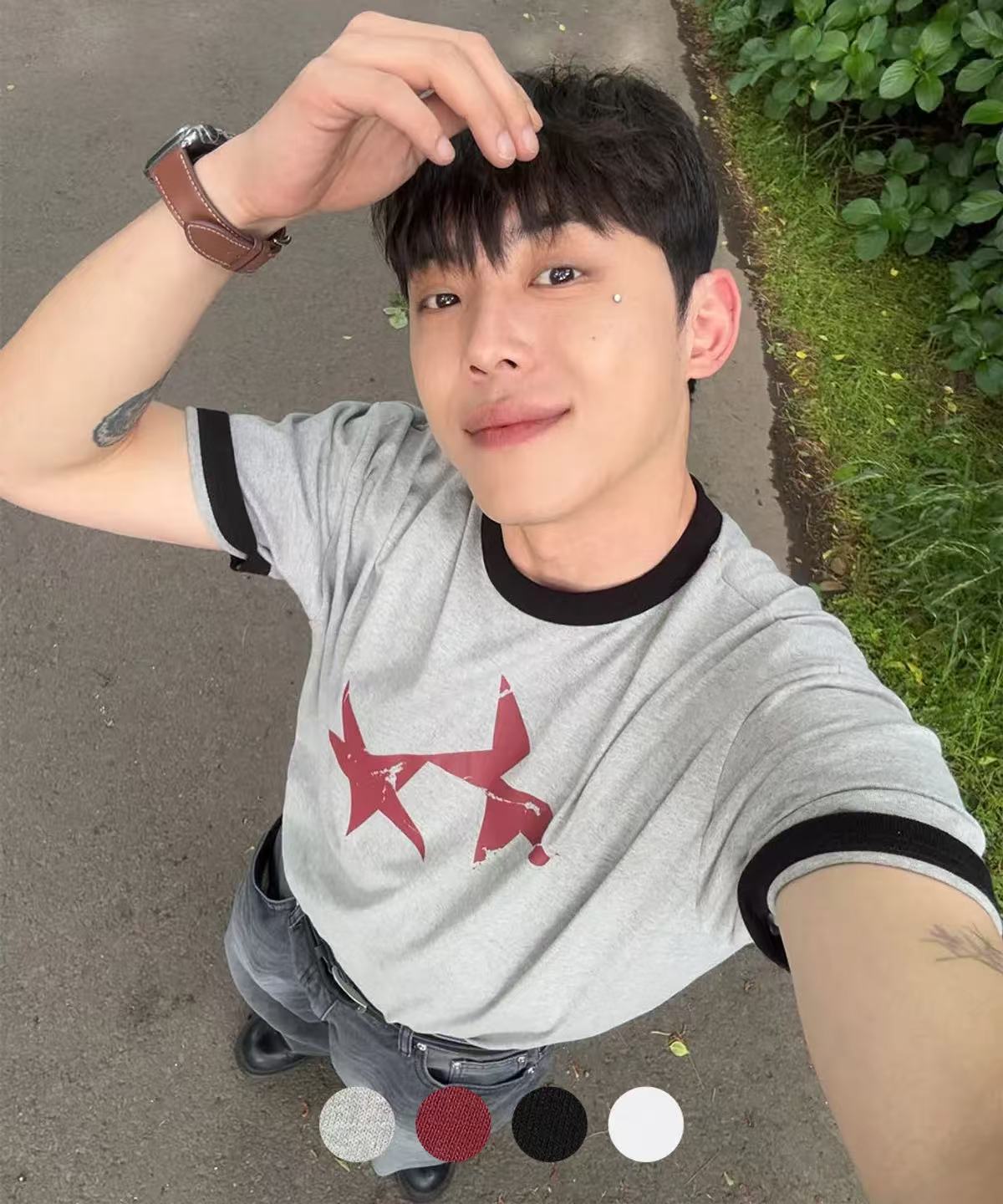 Cavish Twin Star Ringer SS Tee - 4 colors
