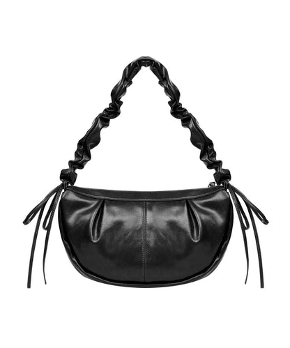 Nick Nicole Crystal Shirring Ribbon Round Bag - 5 colors