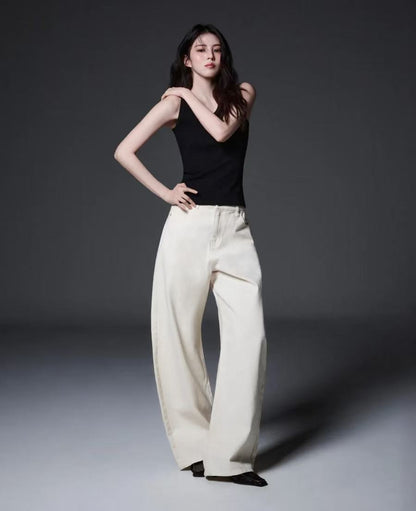 musinsa standard woman Cotton Curved Pants - 5 colors