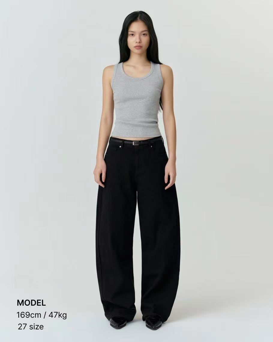 musinsa standard woman Cotton Curved Pants - 5 colors
