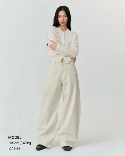 musinsa standard woman Cotton Curved Pants - 5 colors