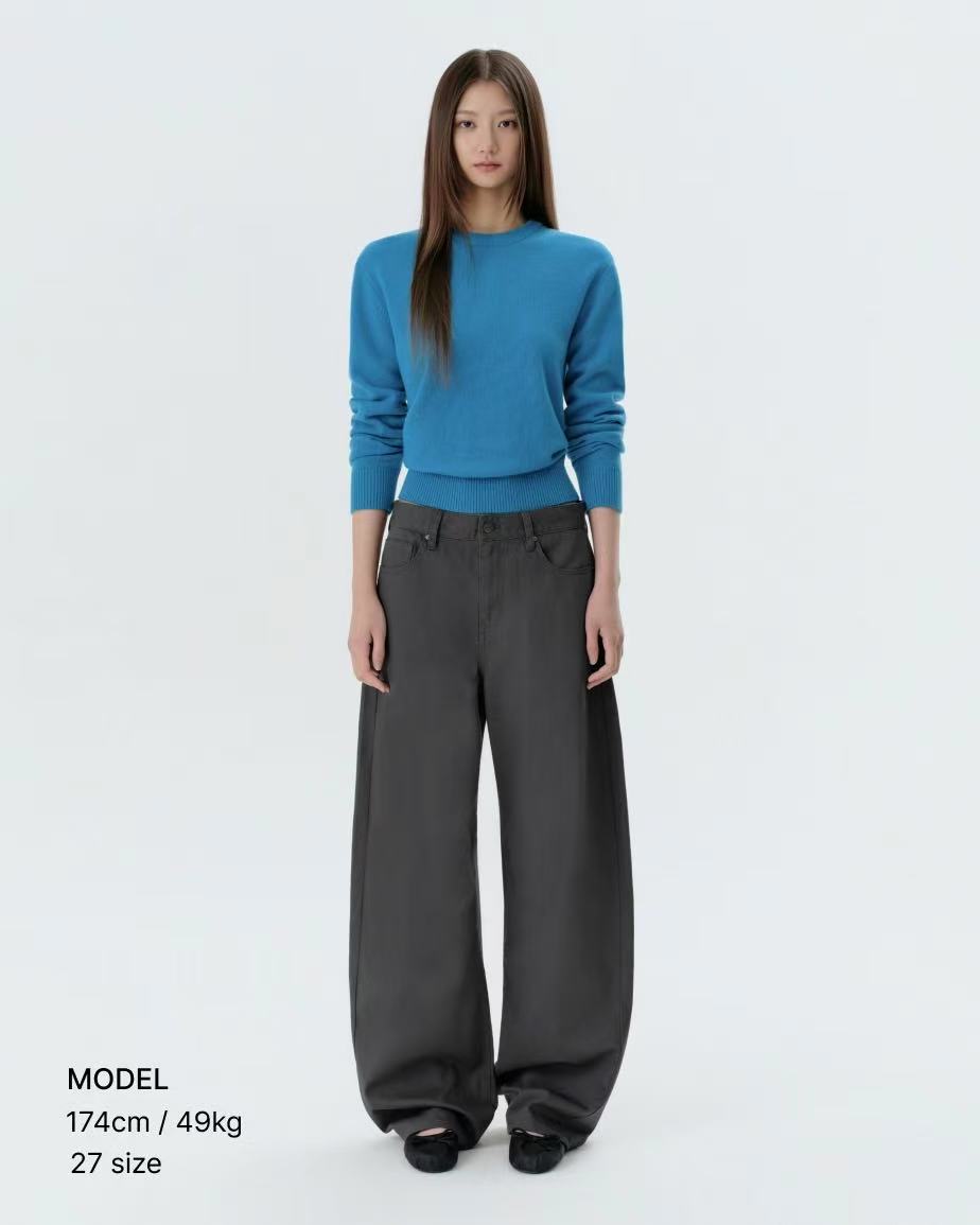 musinsa standard woman Cotton Curved Pants - 5 colors