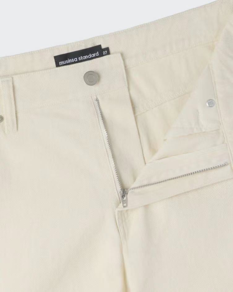 musinsa standard woman Cotton Curved Pants - 5 colors