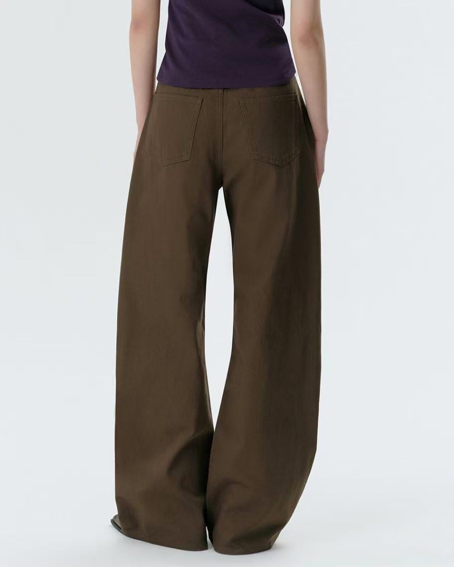 musinsa standard woman Cotton Curved Pants - 5 colors