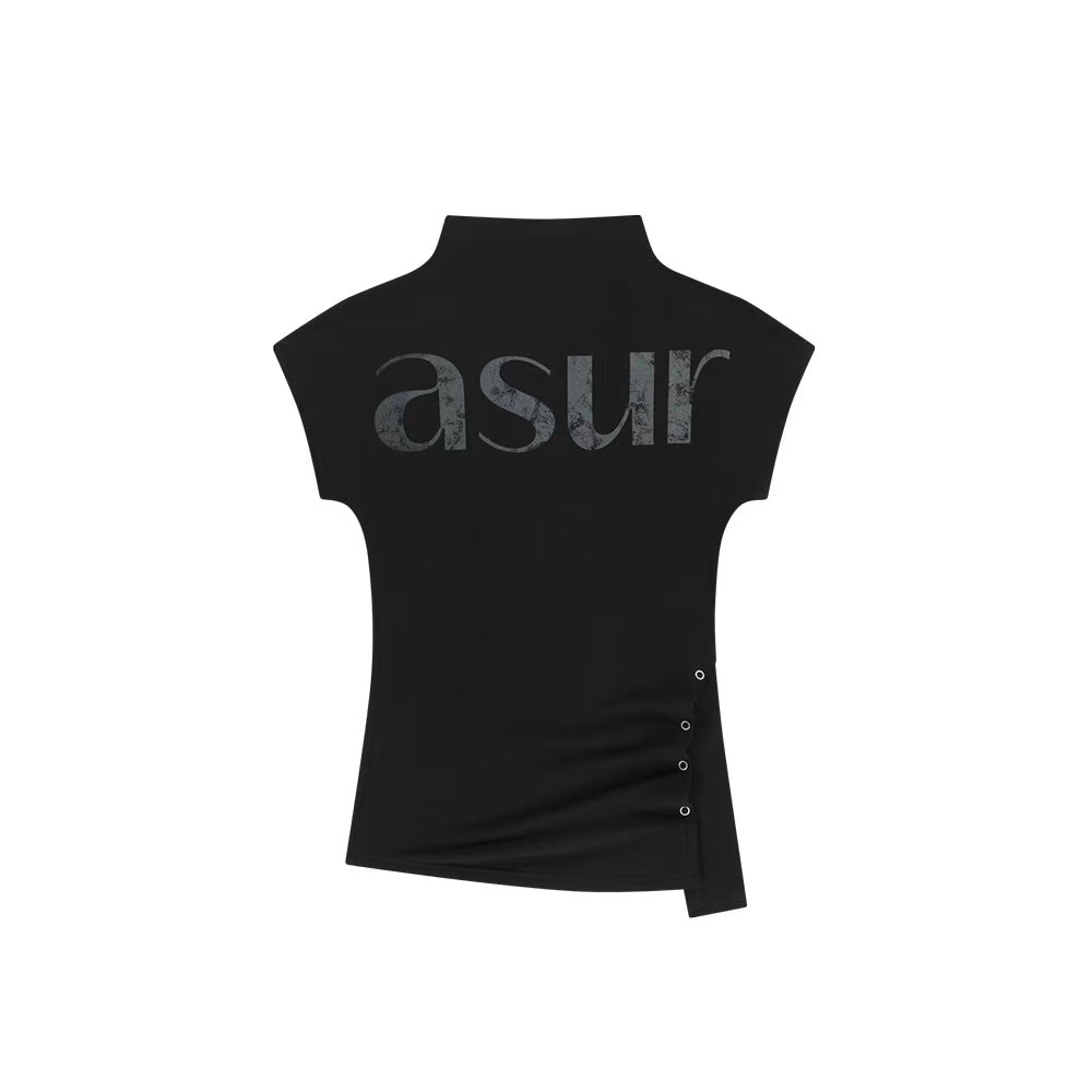 asur Side Snap Half Neck T-shirt - 3 colors