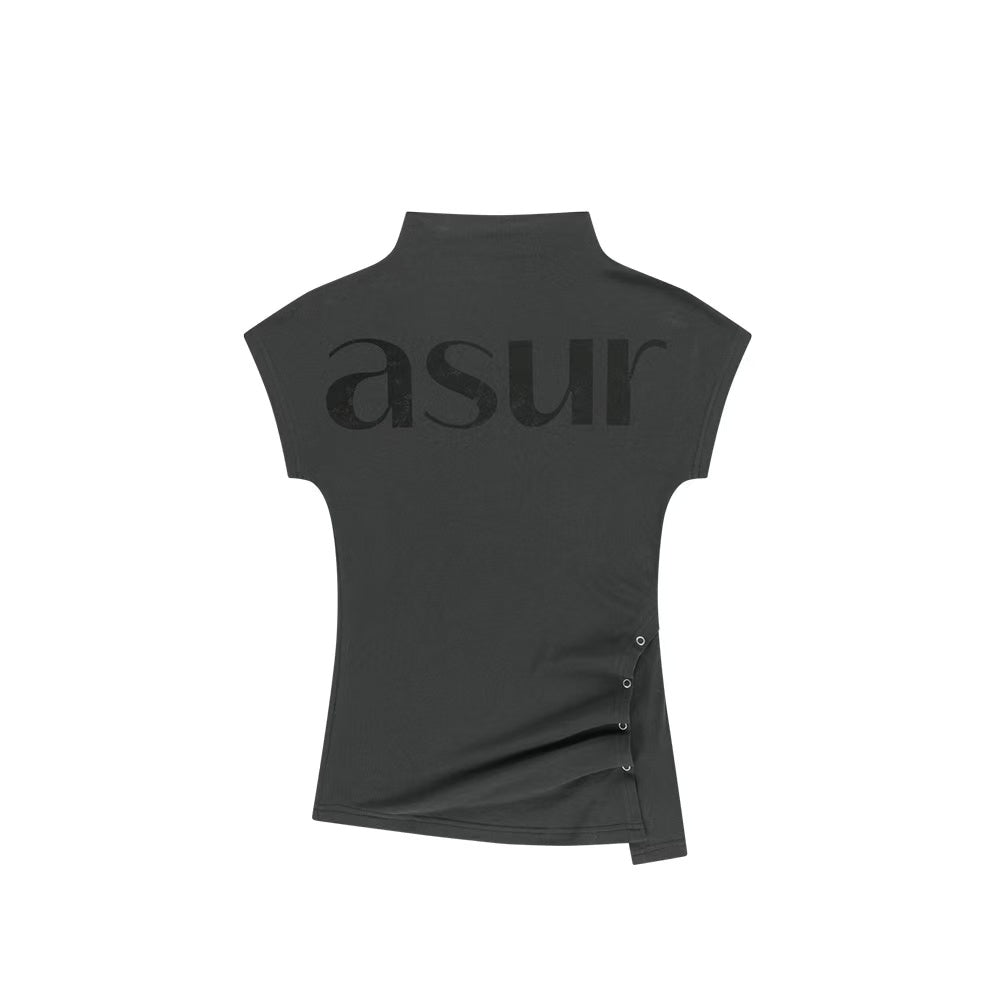 asur Side Snap Half Neck T-shirt - 3 colors