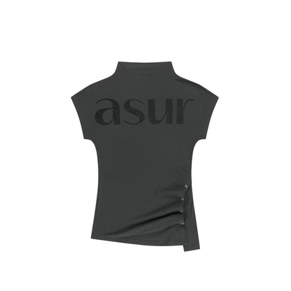asur Side Snap Half Neck T-shirt - 3 colors