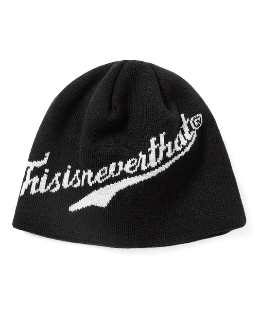 thisisneverthat Script Logo No Cuff Beanie - 3 colors