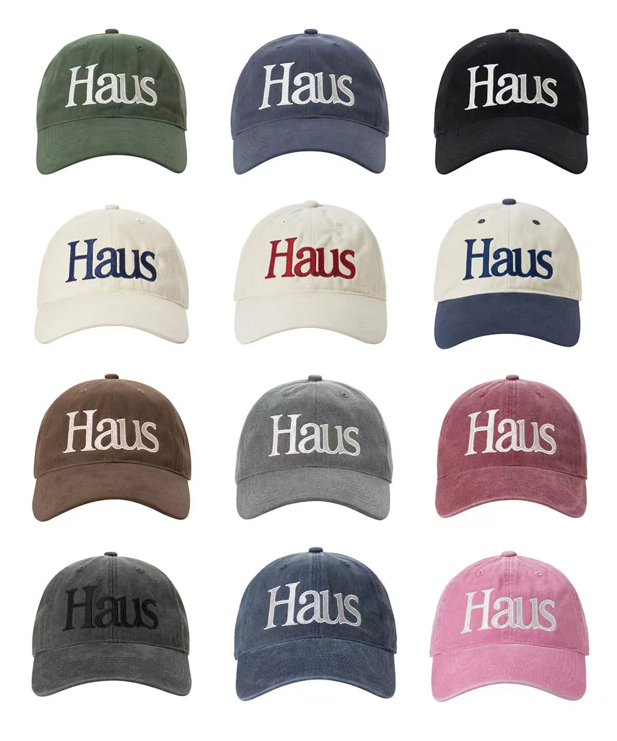 DUMARO Haus Logo Cotton Ball Cap - 12 colors