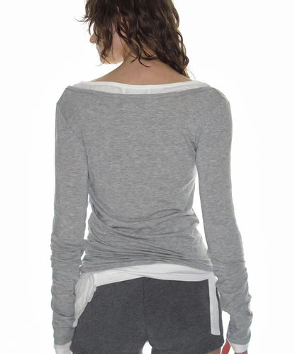 Crank Basic Henley Neck Top - 4 colors