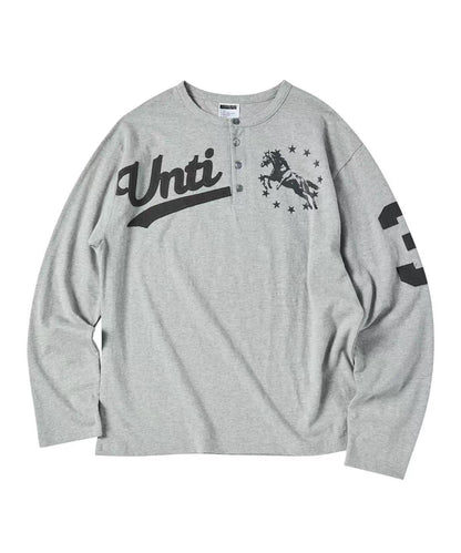 Untitled Seoul Unicorn Henley Neck Slub Long Sleeve - 2 colors