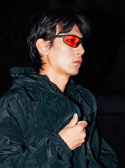 rnrn Eye Scope Running Sunglasses - Translucent sunset