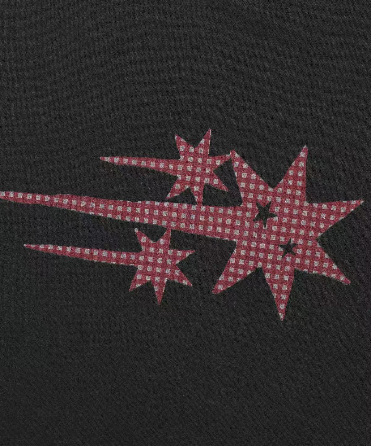 niceghostclub Check 3Star Basic Ringer Tee - 4 colors