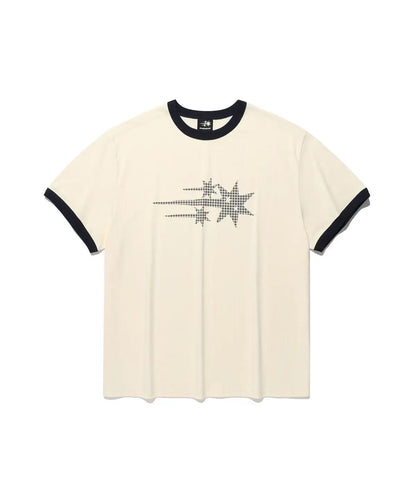 niceghostclub Check 3Star Basic Ringer Tee - 4 colors