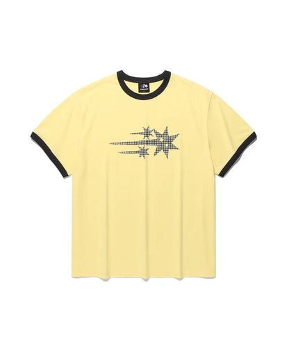 niceghostclub Check 3Star Basic Ringer Tee - 4 colors