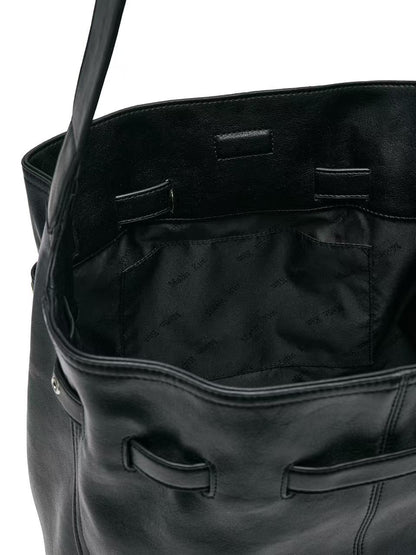 Matin Kim Belted Volunn Mid Bucket Bag