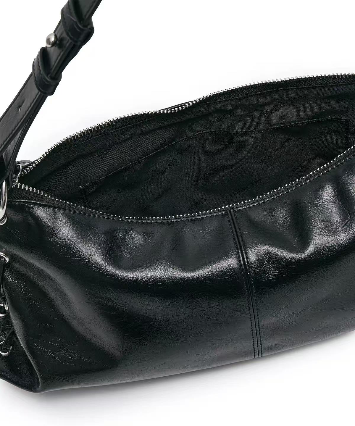 Matin Kim Eyelet Shirring Shoulder Bag - 2 colors